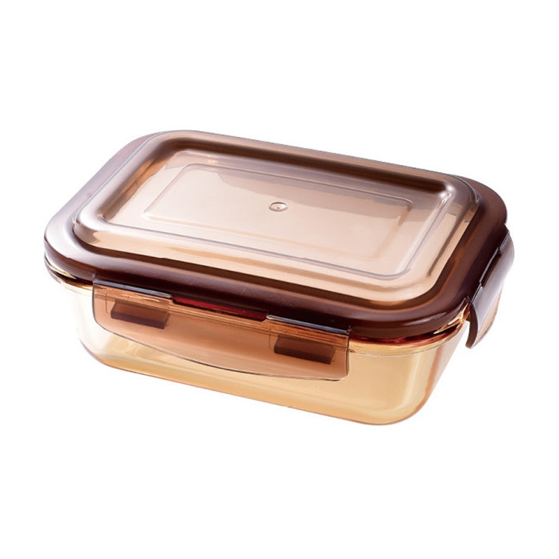 Glass Food Container Flat Edge LHB-HL