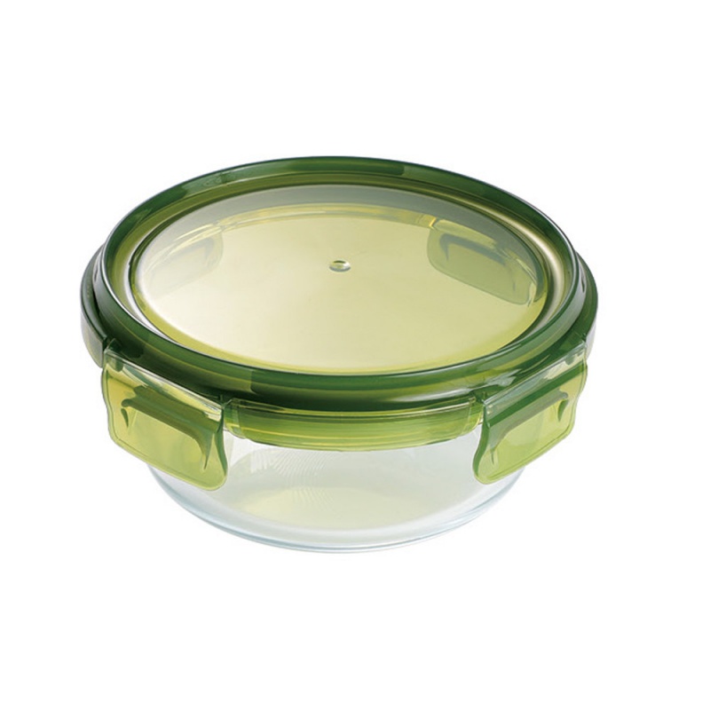 Glass Food Container Flat Edge LHB-HR